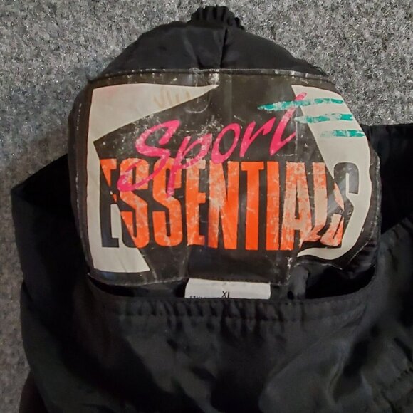 Sport Essentials Ski Snowboard Pants Sz XL Black Pockets Clean Full Leg Zip - Picture 9 of 10